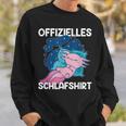 Sleep Axolotl Pyjamas Axolotls Sweatshirt Geschenke für Ihn