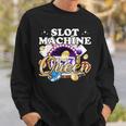 Slotmaschine Queen Casino Las Vegas Gambling Sweatshirt Geschenke für Ihn