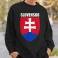 Slovensko Slovakian Coat Of Arms Souvenir Slovak Republic Sweatshirt Gifts for Him