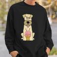 Smilepetsa Wheaten Terrier Dog With Ice Cream Sweatshirt Gifts for Him