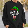 Smith Squad Elf Group Matching Family Name Christmas Sweatshirt Gifts for Him