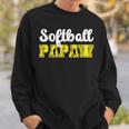 Softball Papaw Of A Softball Player Papaw Sweatshirt Gifts for Him