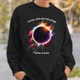 Solar Eclipse 2024 4824 Totality Event Watching Souvenir Sweatshirt Gifts for Him