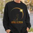 Solar Eclipse 2024 Dog Totality Sweatshirt Gifts for Him