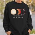 Solar Eclipse 2024 New York Total Eclipse American Graphic Sweatshirt Gifts for Him