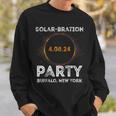 Solar Eclipse 2024 Solar-Bration Party Buffalo New York Sweatshirt Gifts for Him