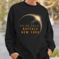 Solar Eclipse 2024 State New York Total Solar Eclipse Sweatshirt Gifts for Him
