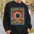 Solar Eclipse Retro Style Path Of Totality 2024 Vintage Sweatshirt Gifts for Him
