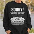 Sorry Ich Bin Schon Vergen German Language S Sweatshirt Geschenke für Ihn