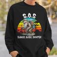 SOS Slower Older Smarter Wandern Faultier Abenteuer Sweatshirt Geschenke für Ihn