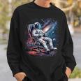 Space Astronaut Gaming System Planets Astronaut Gamer Sweatshirt Gifts for Him