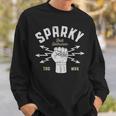 Sparky Electrician Dad Retro Vintage Sweatshirt Gifts for Him