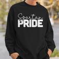 Spartan Pride Retro Cursive Vintage Sweatshirt Gifts for Him