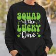 Squad Of The Lucky One First Birthday St Patrick's Day Sweatshirt Gifts for Him