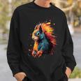 Squirrel Colourful Sweatshirt Geschenke für Ihn