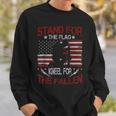 Stand For The Flag Kneel For The Fallen Veterans Day Sweatshirt Gifts for Him