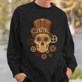 Steampunk Skull Gears Goggles Hat Science Fiction Lover Sweatshirt Gifts for Him