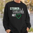 Steiermark Slogan Steirer Mit Herz Sweatshirt Geschenke für Ihn