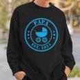 Stolzer Papa 2024 Werdender Papa Est 2024 Sweatshirt Geschenke für Ihn