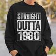 Straight Outta 1980 44Th Birthday Sweatshirt Gifts for Him
