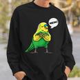 Sturer Budgie Parrot Sweatshirt Geschenke für Ihn