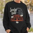 Sun Records X Jerry Lee Lewis Circle Portrait Distressed Sweatshirt Geschenke für Ihn