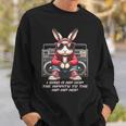 Sunglass Bunny Hip Hop Hippity Easter Womens Sweatshirt Gifts for Him