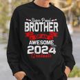 Super Proud Brother Of A 2024 Graduate 24 Graduation Sweatshirt Gifts for Him