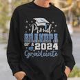 Super Proud Grandpa Of 2024 Graduate Awesome Family College Sweatshirt Gifts for Him