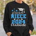 Super Proud Niece Of 2024 Graduate Awesome Family College Sweatshirt Gifts for Him
