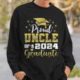 Super Proud Uncle Of 2024 Graduate Awesome Family College Sweatshirt Gifts for Him