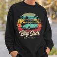 Surfer Big Sur California Beach Vintage Van Surf Sweatshirt Gifts for Him