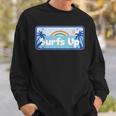 Surfing Surfboard Waves Beach Lifestyle Sport Sweatshirt Gifts for Him