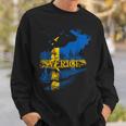 Sweden Flag Sverige Flag Elk Sweden Sweatshirt Geschenke für Ihn