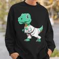 T-Rex Armbar Me Impossible Brazilian Jiu Jitsu Bjj Sweatshirt Gifts for Him