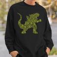 T-Rex Monster Kaiju Robot City Giant Dinosaur Sweatshirt Gifts for Him