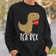 Tea Rex Cute Tyrannosaurus Dino Sweatshirt Geschenke für Ihn