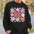 Teacher Valentines Day Candy Heart Sweatshirt Gifts for Him