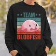 Team Blobfisch Deep Sea Fish Blobfish Sweatshirt Geschenke für Ihn