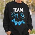 Team Boy Gender Reveal Baby Video Games Gamer Sweatshirt Gifts for Him