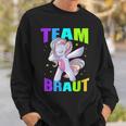 Team Braut Einhorn Hochzeit Unicorn Junggesellenabschied Sweatshirt Geschenke für Ihn