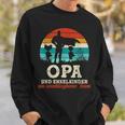 Team Opa Und Enkel Bester Opa Der Welt Father's Day Super Grandpa Sweatshirt Geschenke für Ihn