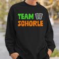Team Schorle Dubbegläser Sweatshirt Geschenke für Ihn