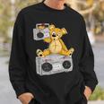 Teddy Bear Boombox By San Francisco Street Artist Zamiro Sweatshirt Gifts for Him