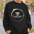 Temple Texas Solar Eclipse 8 April 2024 Souvenir Sweatshirt Gifts for Him
