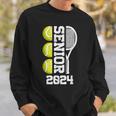 Tennis Senior 2024 Player Class Of 2024 Graduation Game Day Sweatshirt Gifts for Him