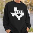 Texas Pride Sign Language Sweatshirt Gifts for Him