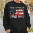 Thank You For Your Service Patriotic Thank You Veterans Day Sweatshirt Gifts for Him