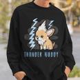 Thunder Buddy Dog Afraid Of Thunders Sweatshirt Gifts for Him