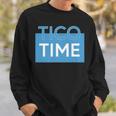Tico Time Surf Culture Sunset Costa Rican Surfers Sweatshirt Gifts for Him